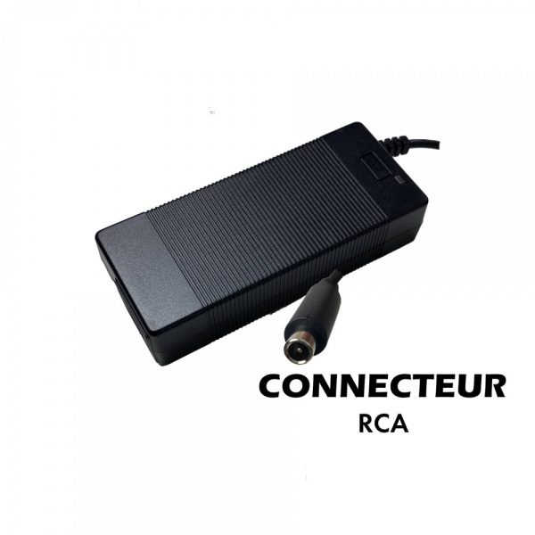 chargeur 42v 2a connecteur rca